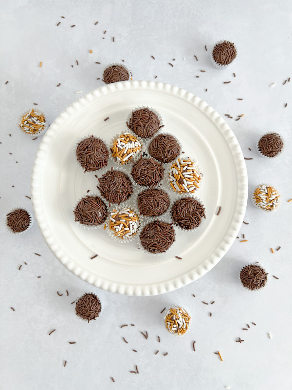 Traditional Brazilian Party Sweets: Brigadeiros